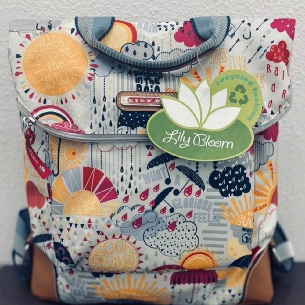 Recycled backpacks
